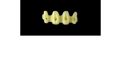 Cod.E21 f Upper Anterior: 10x  hollow pontics blocks-frames, (12-22), carved to fit into wax veneers Cod.E21Upper Anterior, SMALL, not arched, (12-22), for porcelain pressed to metal bridgework